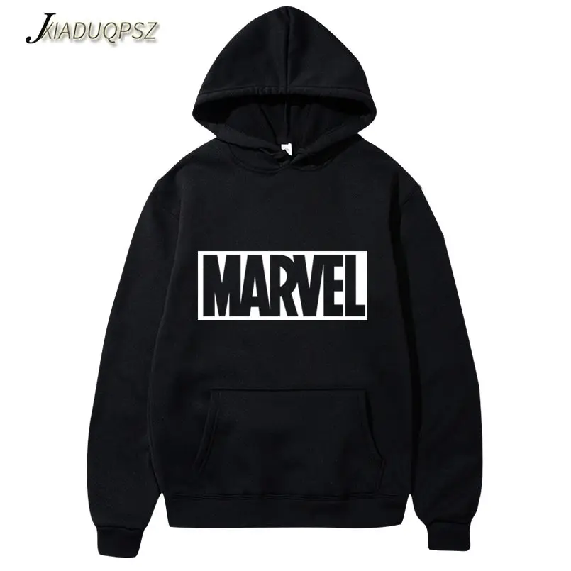 Новые брендовые кофты с капюшоном "marvel" мужские высококачественные повседневные мужские толстовки с длинными рукавами с принтом marvel спортивные костюмы с капюшоном для мужчин - Цвет: WM12 Black