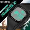SYNOKE 9105 Sport Watch Men Pedometer 50M Waterproof Multifunction Digital Wristwatch PU Strap LED Mens Electronic Watch Mens 2