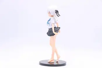 

26cm Anime in Sakura Shiina Mashiro Figure School Uniform JK PVC Action Figure Model Toys Birthday Gift for girls