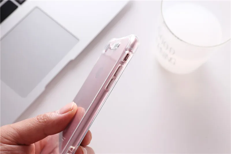 Задняя крышка для samsung galaxy S6 S7 край S8 S9 рlus Note 5, 8, 9, J3 J5 J7 A3 A5 A7 Coque ТПУ светодиодный флэш-Чехлы для телефона