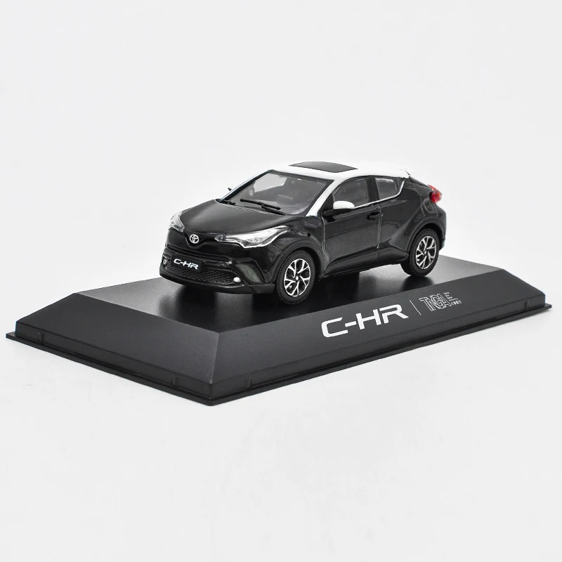 1:43 Toyota CHR литая под давлением Модель автомобиля игрушки Металлическая Модель автомобиля оригинальная коробка - Цвет: Black