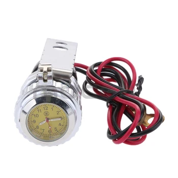 

Motorcycle Car USB Power Supply Socket 1A With Clock Display Waterproof
