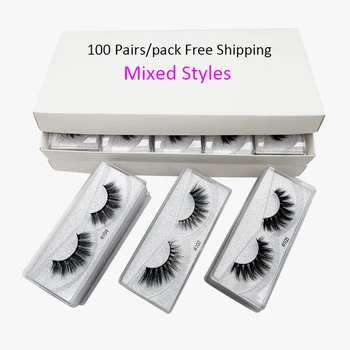

Mink Eyelashes Wholesale 20/30/50/100 Pairs Lashes Natural False Eyelashes Hand Made Makeup Eye Lashes Wholesale Lashes Bulk
