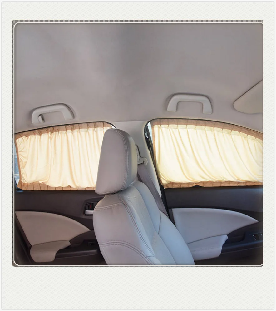 

2pcs/Set Universal Car Side Window Sunshade Curtains Auto Windows Curtain Sun Visor Blinds Cover for Audi car All models are