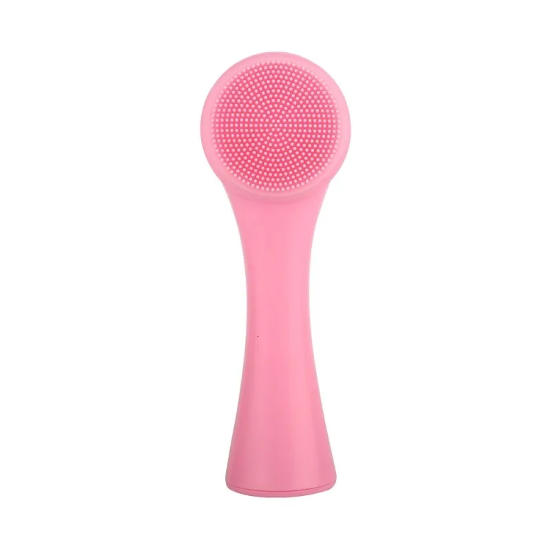 3D Scrub Face Wash Brush Double-Sided Silicone Cleansing Instrument Blackhead Deep Clean Tool Manual Soft Hair Cleaner - Цвет: Style 1