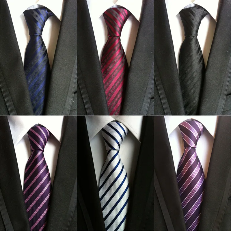 Бренд cityraider Cravate мужской галстук-бабочка 8 см Классический Полосатый Свадебный галстук для жениха Мужские галстуки тонкие шелковые галстуки LD041