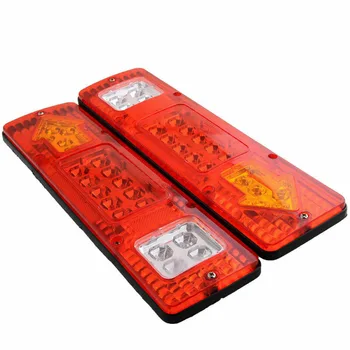 

Car Stop Tail Lights Truck Trailer LED Reverse Turn Indicator Lamps Exterior Parts 2 Pieces Truck Light System