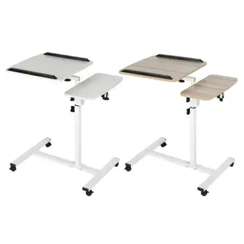 

Height Angle Adjustable Laptop Desk Folding Computer Table Stand Bed with Wheels PC Table Stand Notebook Table Desk Stand Desk
