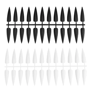 

480pcs Artificial Plastic False Nail Nails for DIY Family or Professional Salon