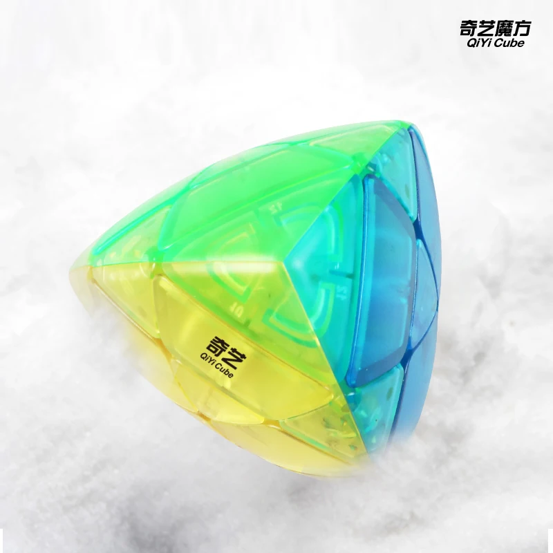QIYI кубик Mastermorphix 3x3x3 прозрачный скоростной для магической головоломки игрушка антистресс Neo Cubo Magico для детей образовательные подарки