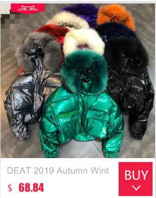DEAT, осенне-зимнее винтажное пальто из искусственного меха, Женская Короткая Меховая верхняя одежда из искусственного меха, серые Повседневные Вечерние пальто MG621