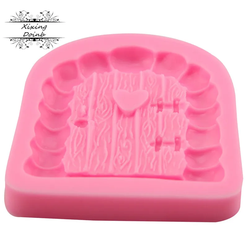 Xixing Sugarcraft Сказочный домик силиконовая форма гриб окна украшения для помадного торта Формы для шоколада и выпечки