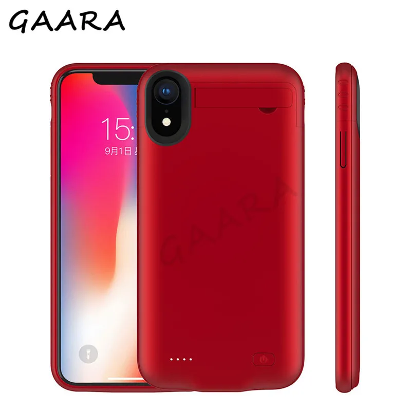 4200mAh 5200mAh аккумулятор зарядный чехол для iPhone X S Max беспроводной внешний резервного копирования высокой емкости банк чехол для iPhone X XR