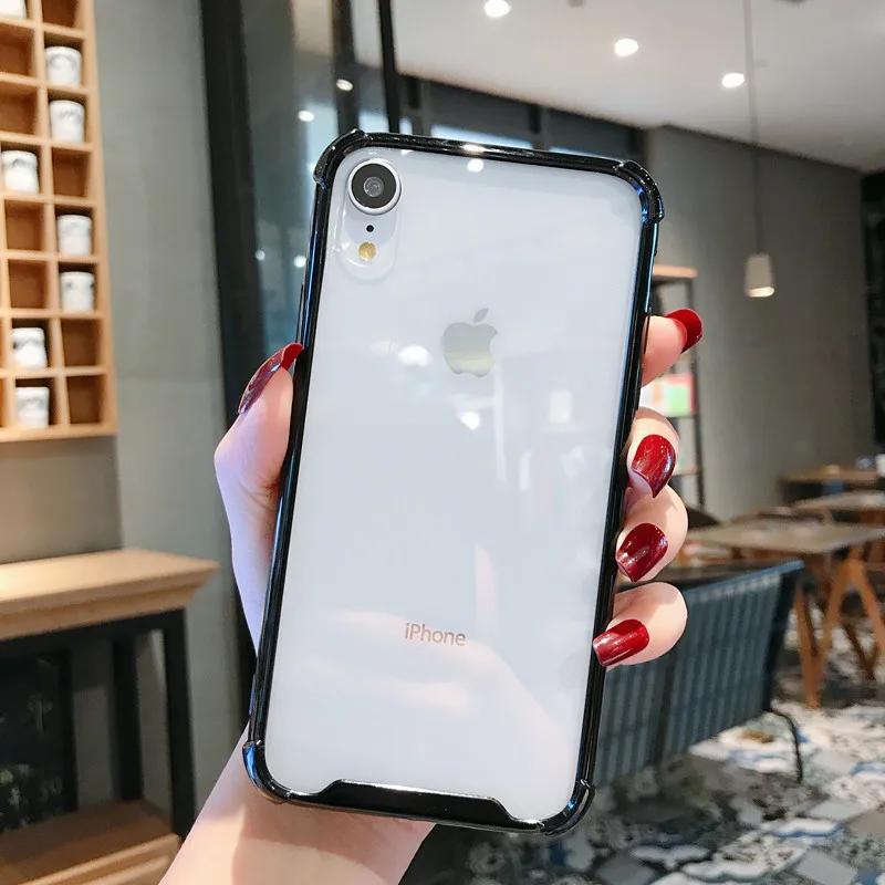 Противоударный жесткий акриловый чехол для iPhone 11 Pro Max 6 6S 7 8 Plus, чехол Xs Max X XR, чехлы для телефонов, прозрачный жесткий чехол для ПК