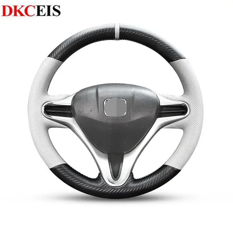Чехол рулевого колеса автомобиля для Honda Civic Old 2006 2011 чехол на руль из натуральной