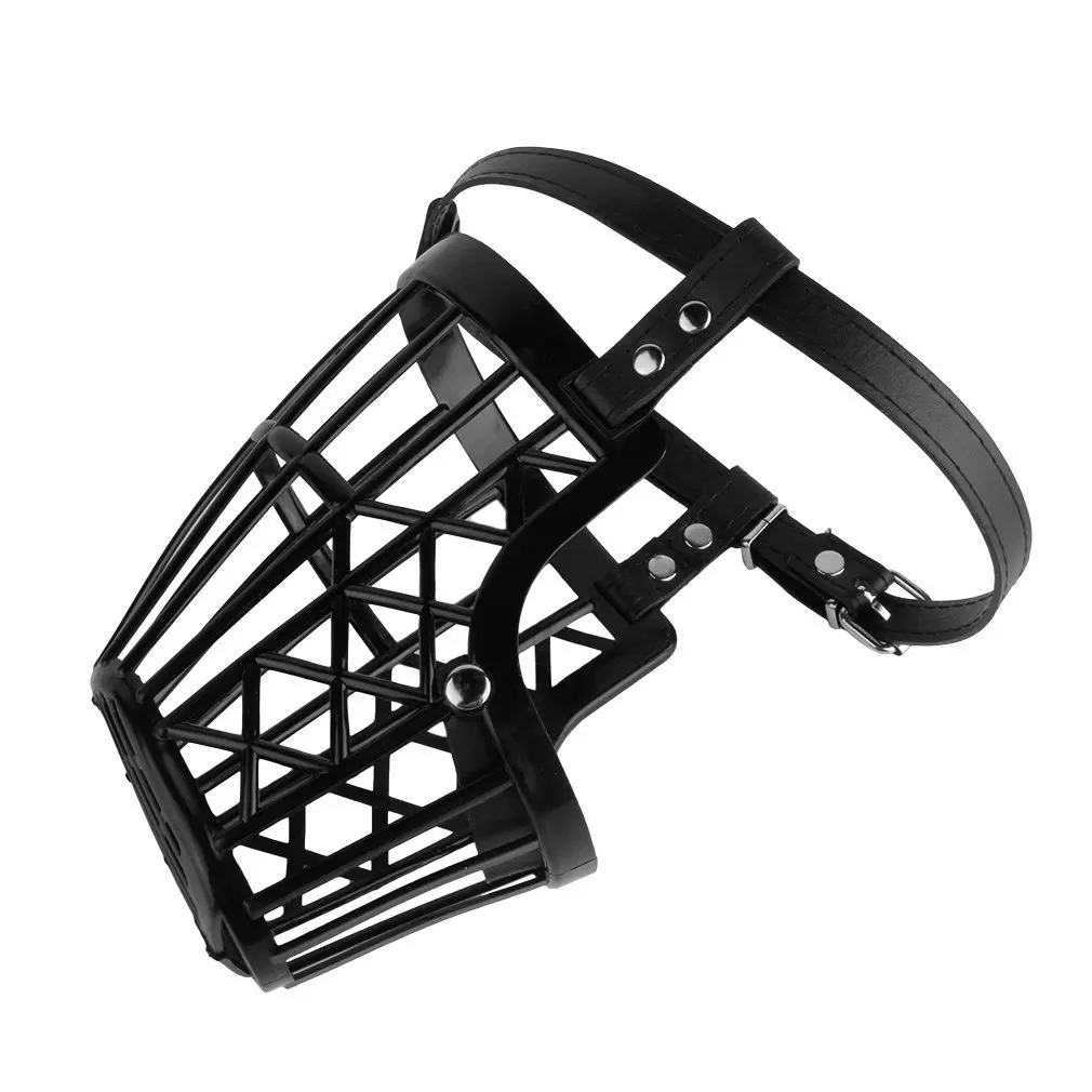 Cesta para bozal de Perro fuerte para perros, mascarilla antimordedura, antiladridos, con correas ajustables, suministros de Entrenamiento de mascotas
