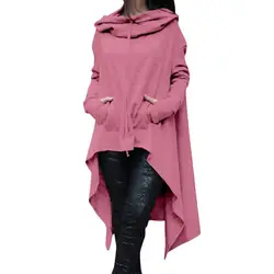 Женское зимнее пальто больших размеров, трентовары 2018, женские пуловеры с капюшоном на осень-зиму, женские пальто и куртки, Женская ветровка