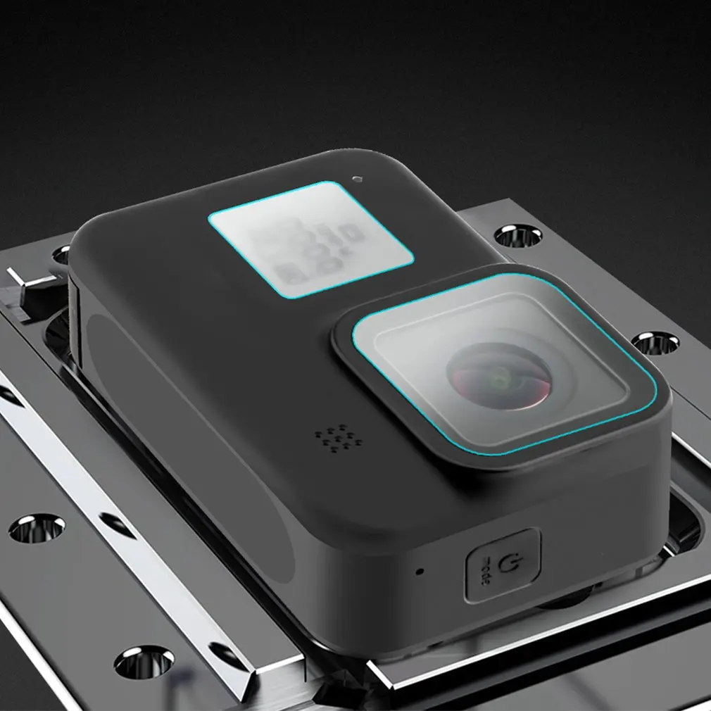 Закаленное стекло протектор экрана для Gopro 8 черная спортивная защита для экрана камеры пленка закаленное стекло аксессуары для камеры