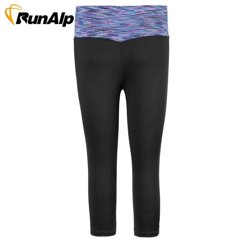 

Road Dunlap Slim Fit Slimming Women's Spring And Summer Gym Sports Running Quick Drying Pants Yoga Pants Tight Elasticity Capri
