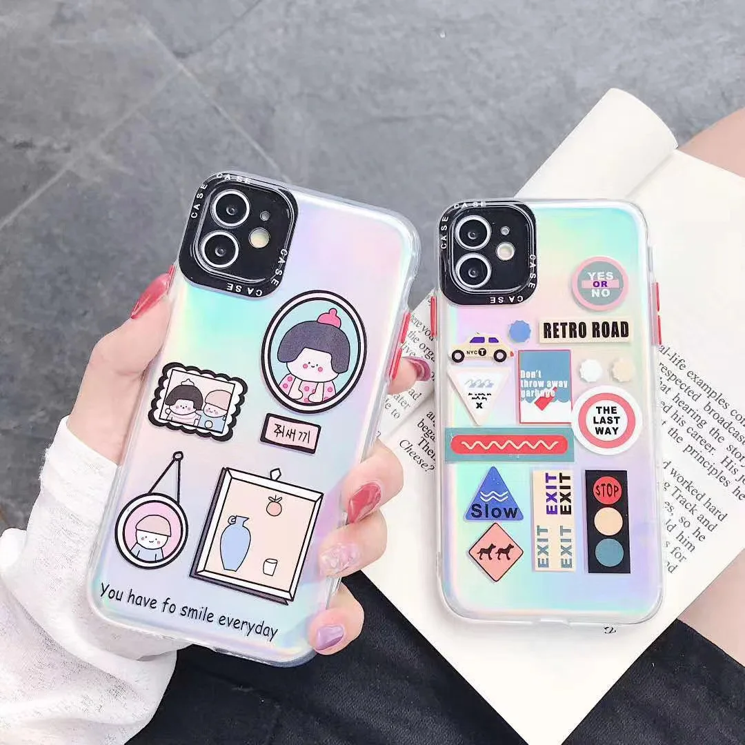 INS светофоры девушка фото флэш-карта телефон чехол для iPhone SE 2020 7 8 Plus 11 Pro X XS MAX XR