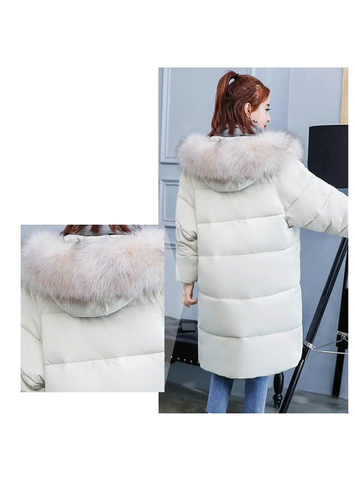 liva girl Casual Winter Jacket Women Coat Warm Parka Female Plus Big Size Long Jacket Quilted Coat With Fur Clothing