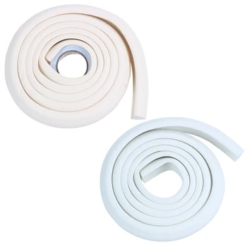 

2 Pcs 2M Children Protection Table Guard Strip Baby Safety Products Glass Edge Furniture Horror Crash Bar Corner Foam Bumper Col