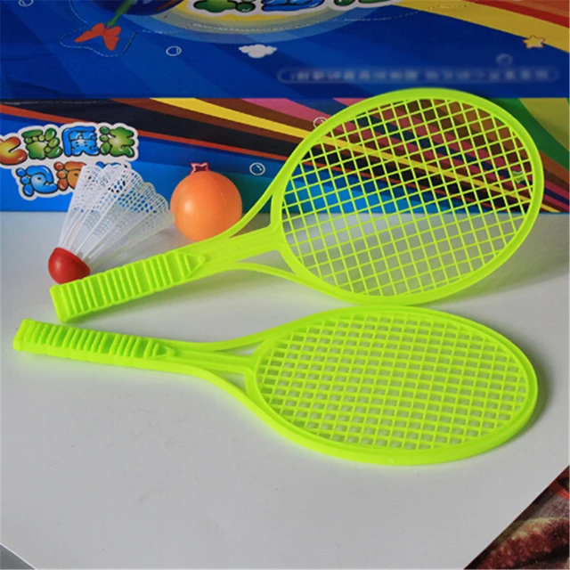 Novelty Badminton Tennis Set Racket Parent-child Sport Educational Toys Baby Sport Kid Baby Outdoor Sport Random For Kids Toys 4