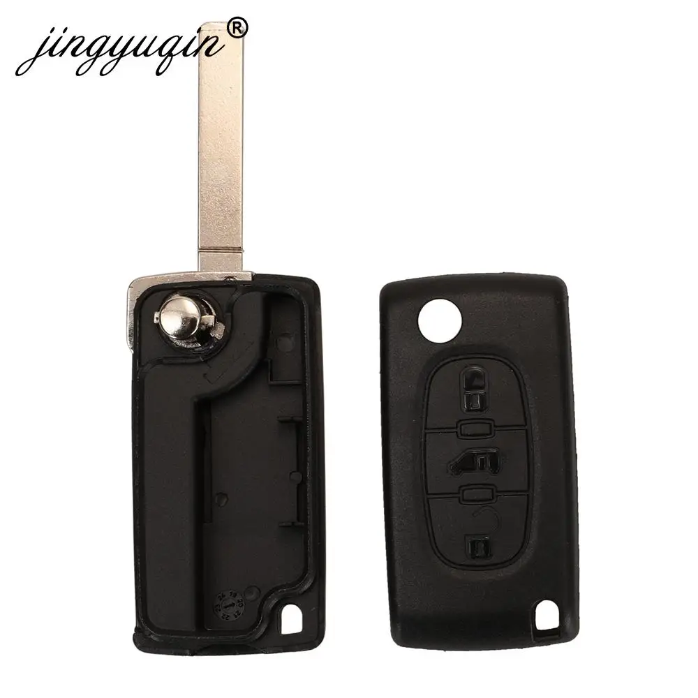 Jingyuqin-10pcs-3BTN-Flip-Remote-Car-Key-per-Peugeot-Partner-Expert-Citroen-Berlingo-spedizione-pieghevole-Ce0523.jpg Keyforkess 10pcs 3BTN Flip Remote Car Key per Peugeot Partner Expert Citroen Berlingo spedizione pieghevole Ce0523 ce0536 HU83 VA2 - Jingyuqin 10pcs 3BTN Flip Remote Car Key per Peugeot Partner Expert Citroen Berlingo spedizione pieghevole Ce0523