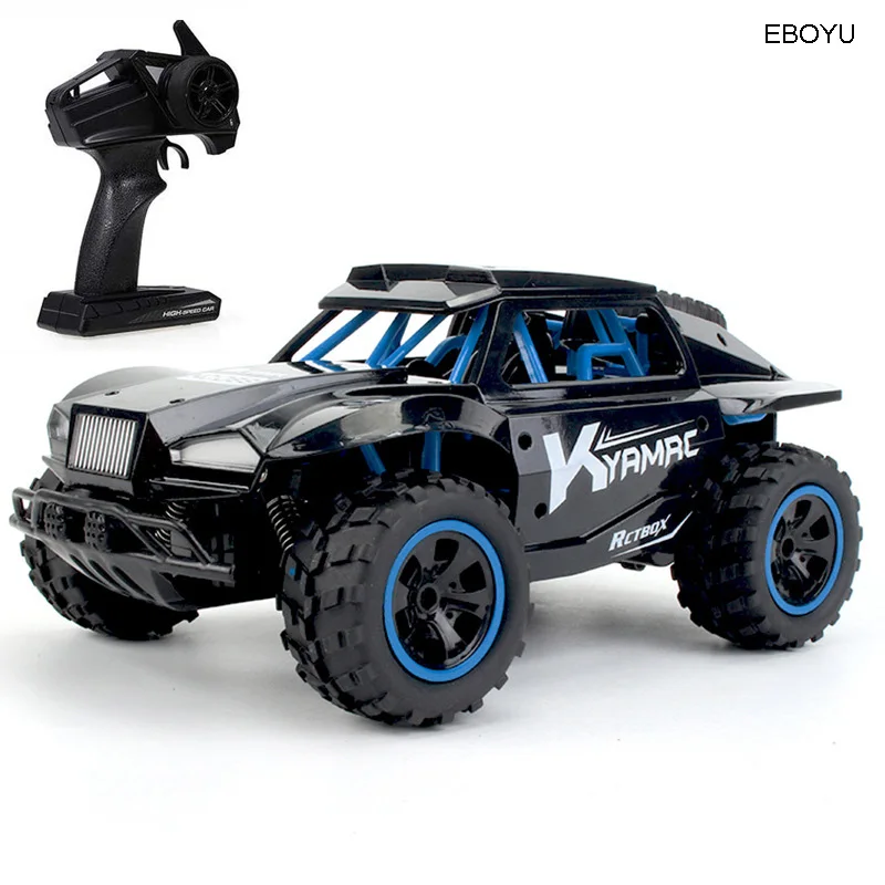 EBOYU 1818A RC автомобиль 2,4 GHz 1/18 2WD большое колесо внедорожный пульт дистанционного управления грузовик King RTR для детей начинающих
