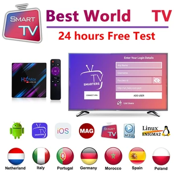 

Stable global smart TV IPTV Germany France Portugal Italy Europe supports Android iOS devices M3U Enigma 2 no include APP