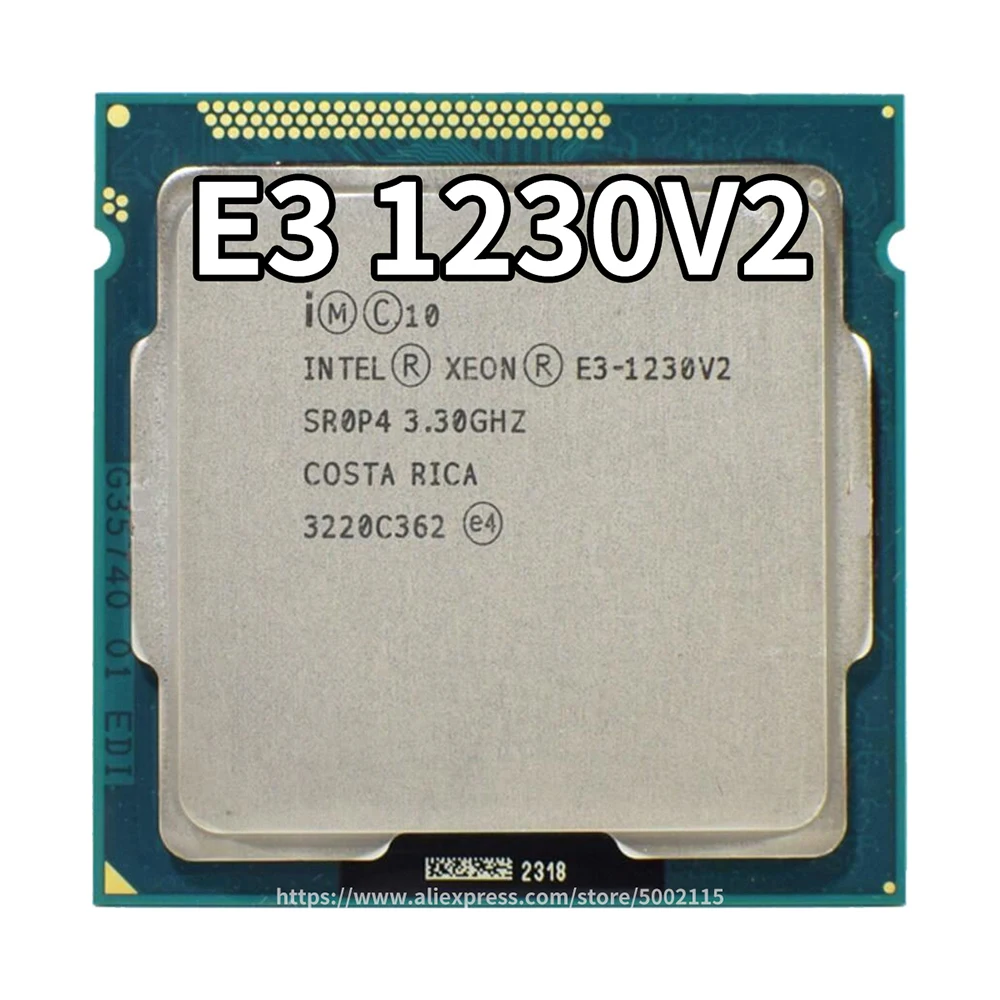 

Intel Xeon Processor E3-1230 v2 8M Cache, 3.30 GHz Quad-Core Processor LGA1155 Desktop CPU E3-1230 V2