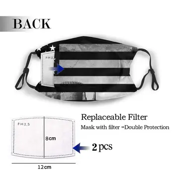 

protective mask with filter Independence Day Liberty Statue 4th July anti dust PM2.5 reuse adult teen child girl