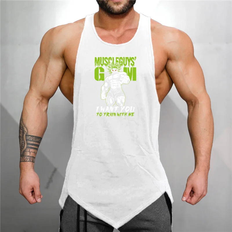 Мужская майка мужские, для бодибилдинга и фитнеса стрингерс майка Топы Singlet брендовая одежда рубашка без рукавов дышащая Спортивная майка