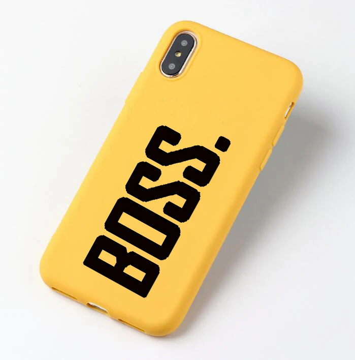 Чехол Lamocase Boss queen для iPhone 4 5 6 7 8 X XR XS Max Plus 11 Pro Max чехлы для iPhone Мягкий силиконовый чехол