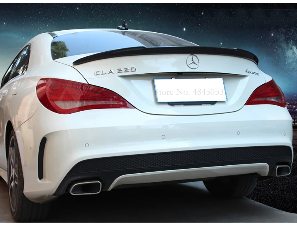 Для Mercedes cla Class cl45 W117 C117 cla 200 250 260 спойлер 2013- FD Стиль углеродного волокна задний спойлер на крыше Багажник крыло для губ