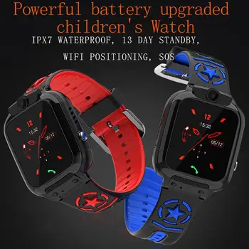 

Children's Smart Watch IP67 Waterproof WIFI Positioning Voice Monitoring Watch Clock With Charging Cable LBS Positioning