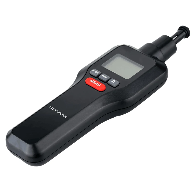 1Piece HT-522 Digital Rev Counter Digital Optical Tachometer Handheld Non-contact Measurement Rev Speed Meter Tester Tool
