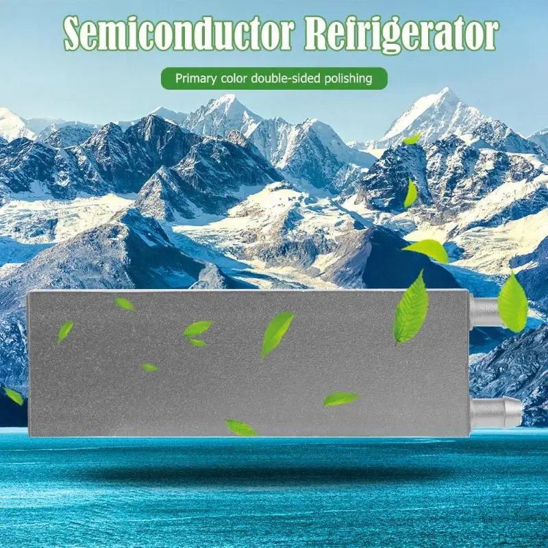 ALLOYSEED Aluminum Alloy Liquid-Water Cooling Block For Computer CPU Graphics Card Hard Disk Radiator Heat Sink System Component