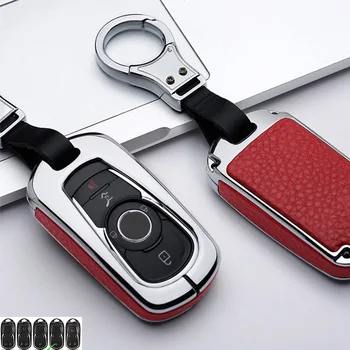 亜鉛合金革スマート車のリモートキーfobケースカバーホルダー用ビュイック、シボレーenclave encore gxラクロスアクセサリー