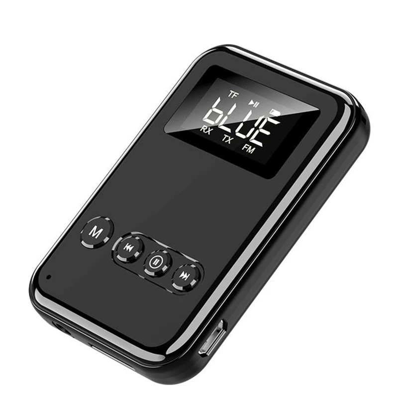 Transmissor de Áudio Receptor de Música Estéreo sem Fio Transmissor para Carro 9 em 1 Bluetooth Adaptador Jack fm tv Mp3 pc 5.0 3.5mm Aux - Image 6