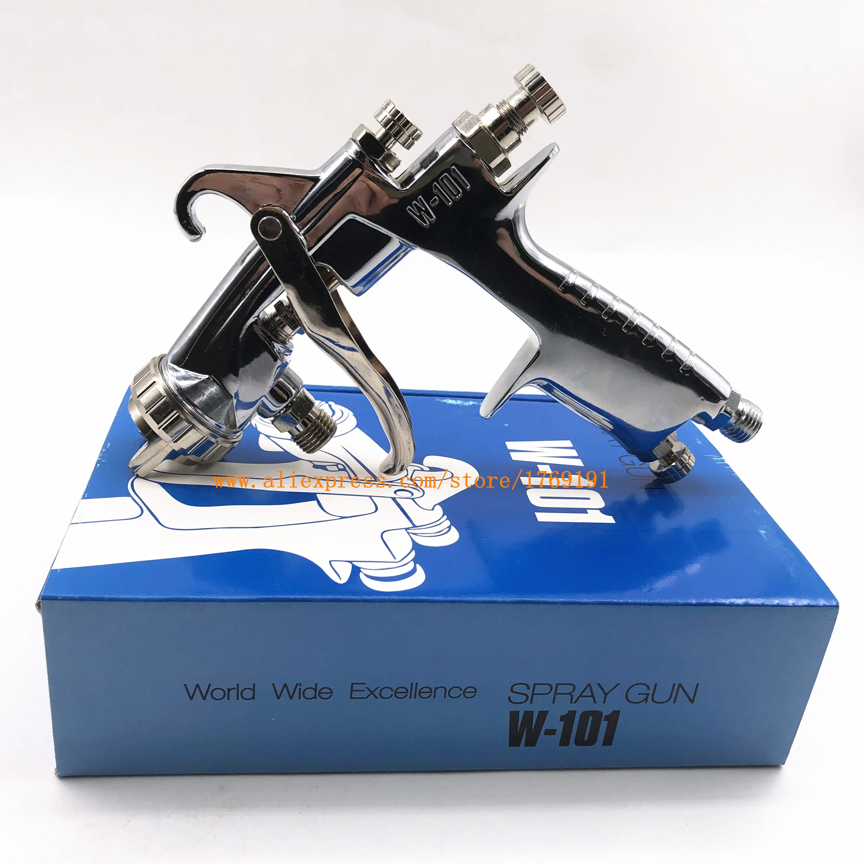 Япония HVLP W101 пистолет для распыления краски W-101 пистолет давление подачи типа 1,0/1,3/1,5 мм E2P мебель покрытие автомобиля краска пистолет
