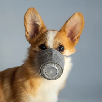 

10pcs Pet Dog Face Masks Anti Fog PM2.5 Puppy Mouth Breathable Cotton adjustable Mask Cover Protective Muzzle Face Mask for dog
