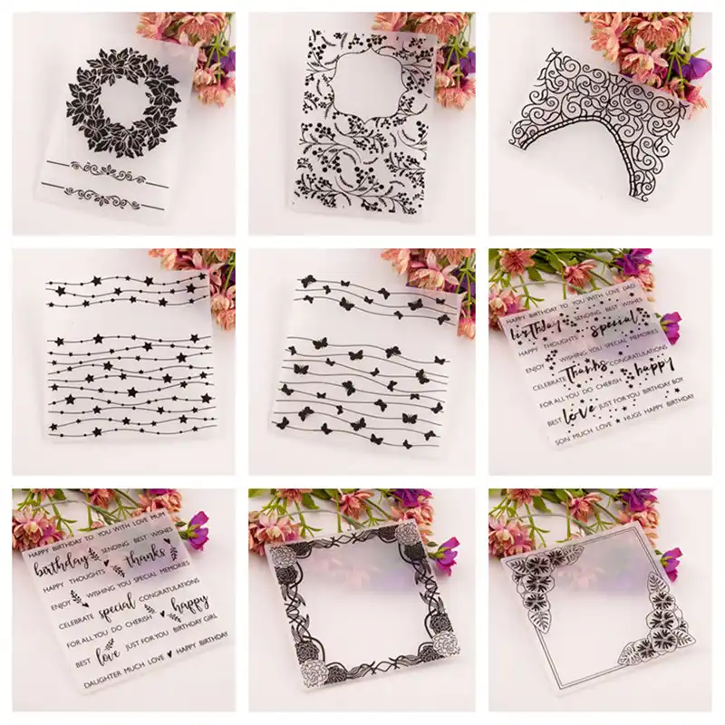 Classical Words Designs Embossing Folder Stencils For Diy Scrapbooking Plastic Template Crafts Art Diary Decor Painting Tool Embossing Folders Aliexpress