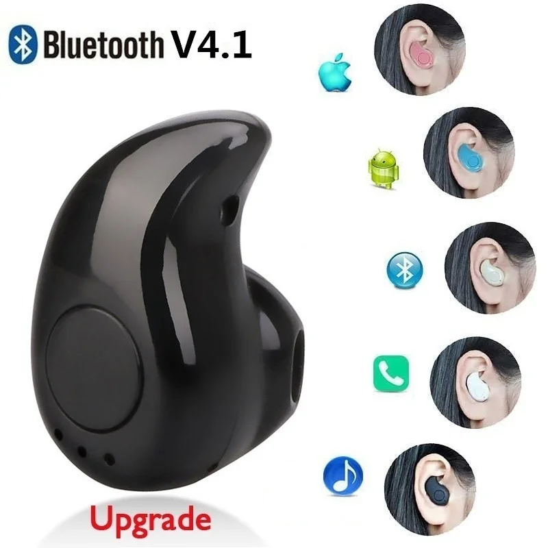Mini S530 невидимые беспроводные Bluetooth наушники-вкладыши с микрофоном гарнитура для