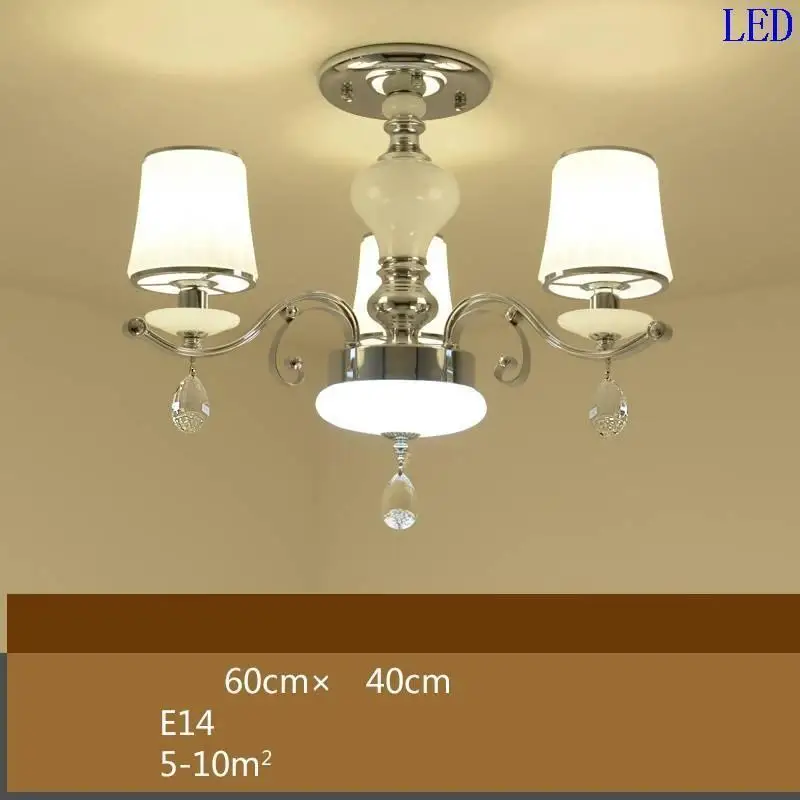 С кристаллами Chambre Fille Luminaria Lampen Современная Подвеска светильник-люстра E Pendente Para Sala обеденный стол подвесной светильник