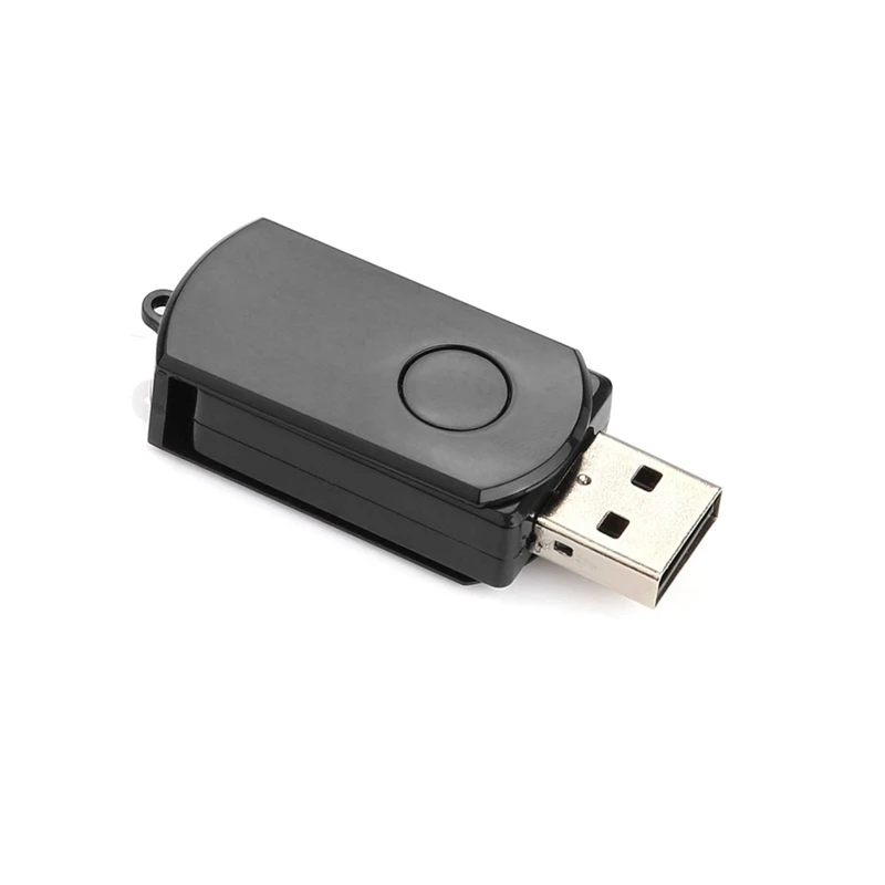 USB мини-камера 2 в 1 USB диск циклическая запись портативная Мини HD камера многофункциональная запись поворотный USB флеш-накопитель