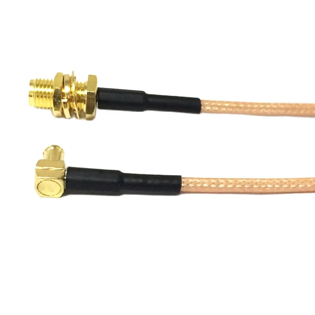 SMA-Buchse, Schott auf MCX-Stecker, rechtwinklige HF-Kabelbaugruppe, RG174, RG178, RG316, 10 cm/30 cm/50 cm, für drahtloses Modem – Detail 5