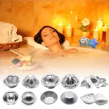 12 шт. формы для бомбочек 6 стилей DIY металлические формы для бомбочек аксессуары для мыла ручной работы Бомбочки для ванной подарки