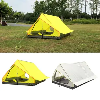 

Rodless Portable A-line Camping Single-layer Tent Ultra-lightweight Outdoor Equipment Camping Supplies Rainproof Single Tent