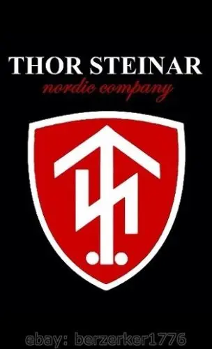 

3ft x 5ft 3x5ft Thor Steinar Nordic Company Black Vertical Flag Banner print Polyester banner flag Size 150*90cm